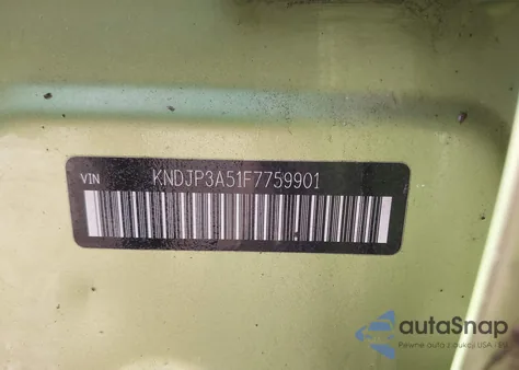 2015 Kia Soul + from USA, damaged, VIN KNDJP3A51F7759901